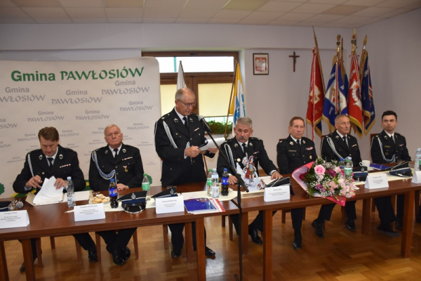 Zjazd Oddziału Gminnego Związku OSP RP w Pawłosiowie