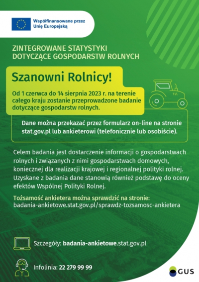 Badania statystyczne z zakresu rolnictwa