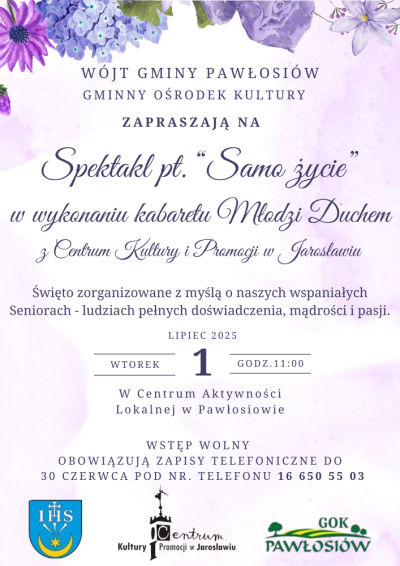 Spektakl pt. &quot;Samo życie&quot;