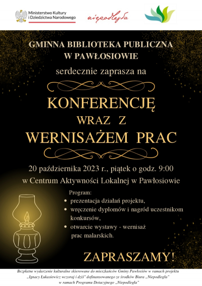 Konferencja wraz z wernisażem prac