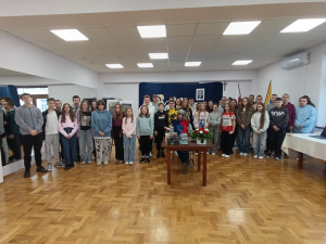 Kamil Sobik w Gminnej Bibliotece Publicznej w Pawłosiowie