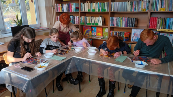 Warsztaty witrażowe w Wierzbnej - 19.02.2025 r.