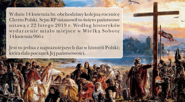 1058. rocznica Chrztu Polski – 14.04.2024 r.