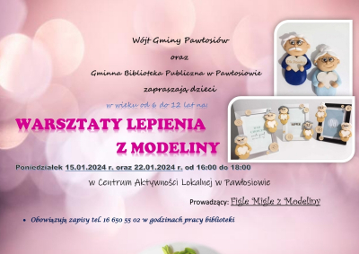 Warsztaty lepienia z modeliny