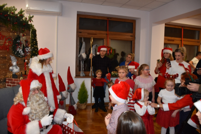 Święty Mikołaj w Centrum Aktywności Lokalnej w Pawłosiowie