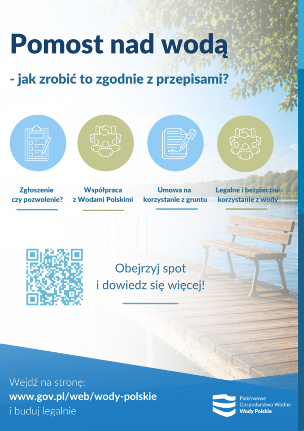 Pomost nad wodą - jak zrobić to zgodnie z przepisami?