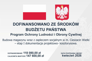 Budowa magazynu wraz z zapleczem socjalnym w m. Cieszacin Wielki – etap I dokumentacja projektowo - kosztorysowa