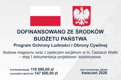 Budowa magazynu wraz z zapleczem socjalnym w m. Cieszacin Wielki – etap I dokumentacja projektowo - kosztorysowa