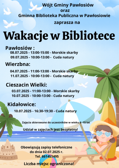 Wakacje w bibliotece